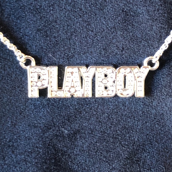 PLAYBOY NECKLACE WITH CRYSTALS - Picture 2 of 2